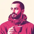 Illustrated portrait of Dev Okafor